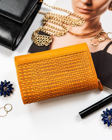 Elegante Damen Geldbörse aus Echtleder – Rovicky