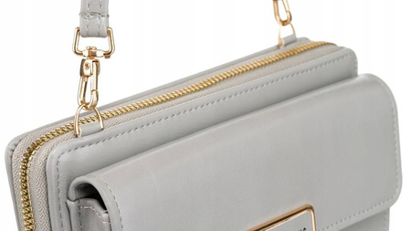 Mini Damen Umhängetasche mit Geldbörsenfunktion und abnehmbarem Riemen – 4U Cavaldi