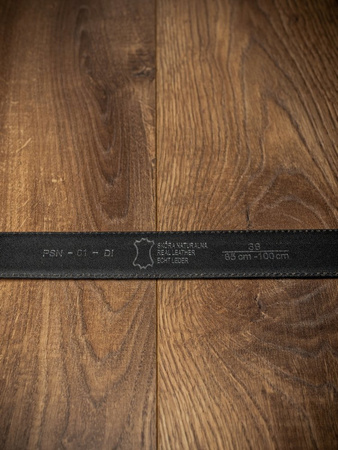 Breiter glatter Herren Ledergürtel – Klassisch