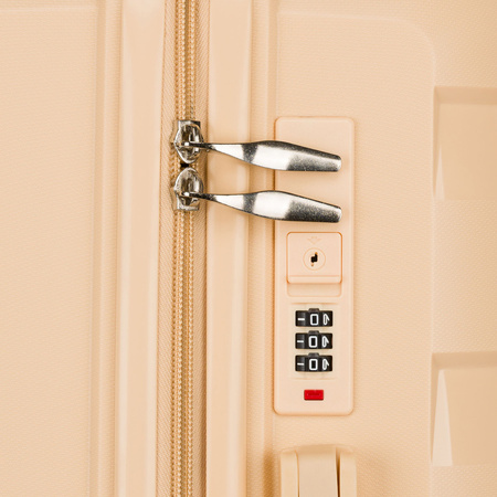 Kofferset in Beige aus Polypropylen mit ausziehbaren Griffen - Peterson