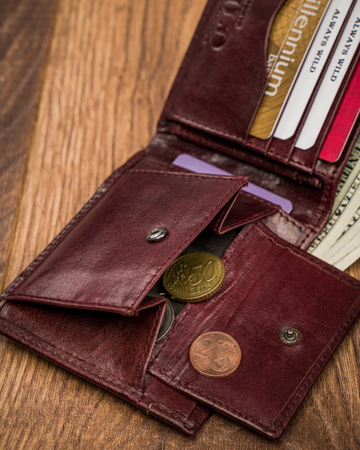 Herren Geldbörse aus Leder Always Wild® für Karten