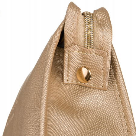 Kompakte Damen Kosmetiktasche aus Öko-Leder – Peterson