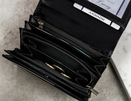 Große Damen Geldbörse aus echtem Leder – 4U Cavaldi