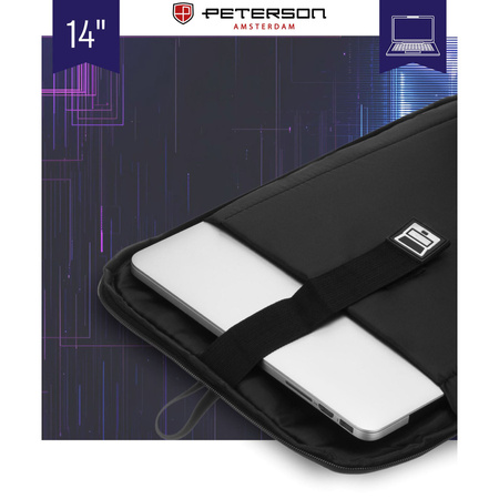 Granatblauer Reiserucksack mit Laptopfach bis zu 14 Zoll – Peterson