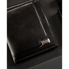 Herren Geldklammer schwarz aus Leder – Rovicky