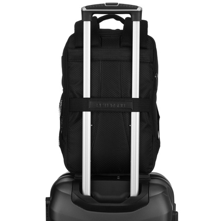 Reise-Rucksack aus schwarzem Polyester, ideal als Handgepäck – Peterson