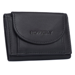 Kleine Damen Geldbörse aus echtem Leder – Rovicky