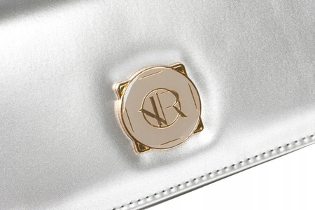 Elegante Mini Clutch in Silber – Rovicky