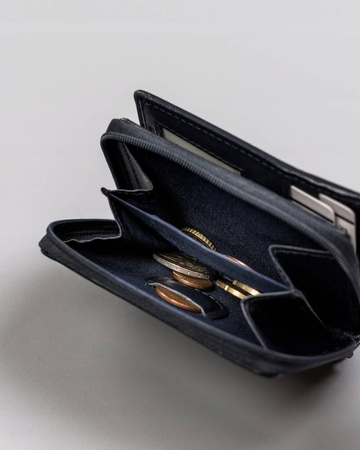 Kompakte Damen Geldbörse aus Leder – Rovicky