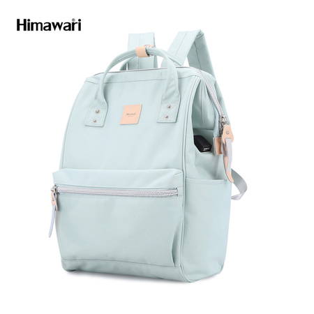 Mintgrüner, wasserdichter Damen Rucksack mit Laptopfach – Himawari