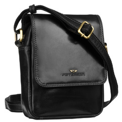 Kleine Herren Umhängetasche aus echtem Leder – Peterson