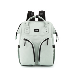 Mintgrüner Mommy Bag Rucksack mit Thermotaschen – Himawari