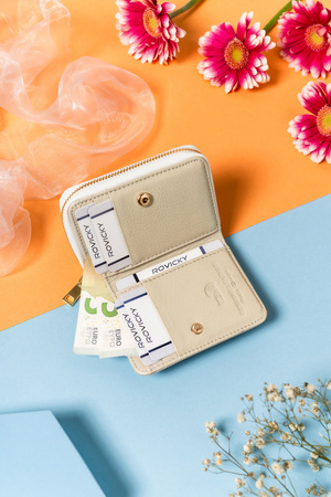 Kleine Damen Geldbörse aus Leder – Lorenti