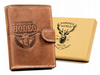 Große Herren Geldbörse aus Echtleder in Hochformat – Always Wild