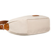 Kleine Damen Tasche aus Nylon in Braun-Beige – Peterson