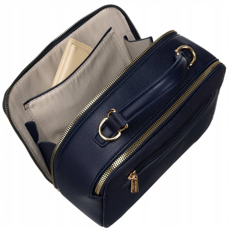 Kleine elegante Damen Umhängetasche aus Öko-Leder – Peterson