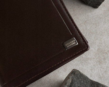 Herren Geldbörse Hochformat aus Echtleder – Rovicky