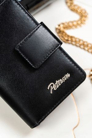 Geschenkset: Damen Geldbörse aus Leder und Schlüsselanhänger – Peterson