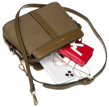 Städtische Damen Umhängetasche aus Öko-Leder – David Jones