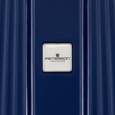 Peterson Koffer-Set aus ABS-Kunststoff in Marineblau