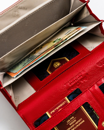 Große, schlanke Damen Geldbörse mit Diebstahlschutz – Peterson