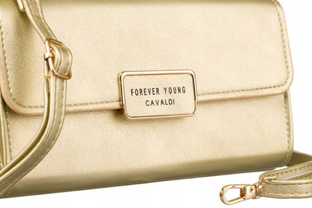 Mini Damen Umhängetasche mit Geldbörsenfunktion und abnehmbarem Riemen – 4U Cavaldi