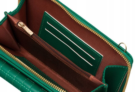 Elegante Mini Damen Handtasche-Geldbörse mit langem, abnehmbarem Riemen – 4U Cavaldi