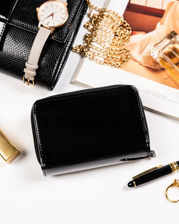 Damen Geldbörse mit Reißverschluss und Druckknopf – 4U Cavaldi