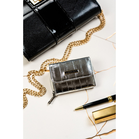 Kleine, elegante Damen Geldbörse aus echtem Leder – Lorenti