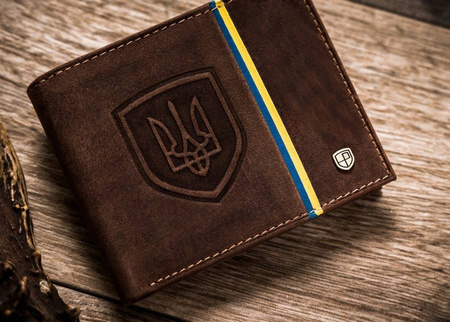 Herren Geldbörse aus Leder querformat mit RFID-Schutz – Peterson