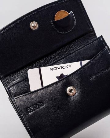 Elegante Damen Geldbörse aus Echtleder – Rovicky