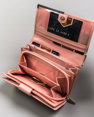 Mittelgroße Damen Geldbörse aus Echtleder – Peterson