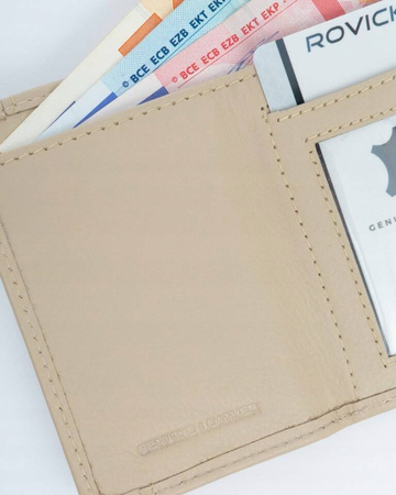 Kleine Damen Geldbörse aus echtem Leder – Rovicky