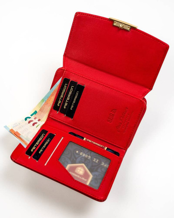 Klassische Damen-Geldbörse aus Öko-Leder – Peterson