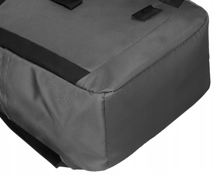 Grauer Sport-Rucksack mit Außentasche – Peterson