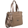 Peterson Damen-Tasche aus Öko-Leder mit Schultergurt beige