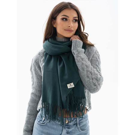 Warmer, zweiseitiger Schal in Flaschengrün – Peterson