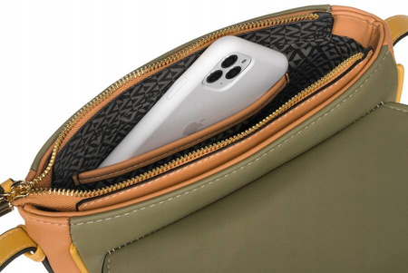 Damen Umhängetasche mit Halbmond-Klappe – LuluCastagnette