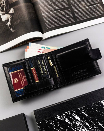 Große Herren Geldbörse aus echtem Leder – Peterson