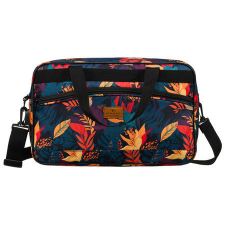 Mehrfarbige, leichte Reisetasche aus strapazierfähigem Polyester mit USB-Anschluss – Rovicky