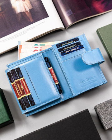 Mittlere Damen Geldbörse aus Leder – Peterson