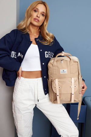 Großer, urbaner Damen Rucksack aus Polyester – Peterson