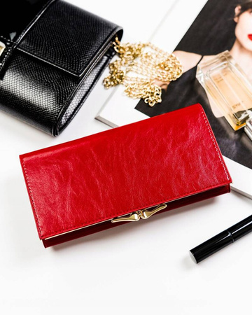 Klassische Damen Geldbörse aus Echtleder – Peterson