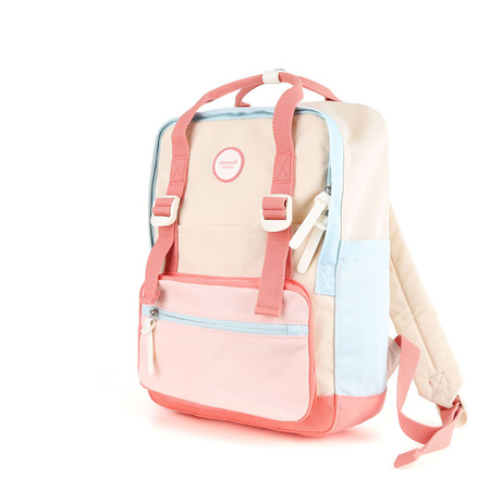 Mehrfarbiger City-Rucksack für Damen mit Reißverschluss – Himawari