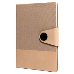 Beiger Notizblock im A5-Format, liniert – Peterson