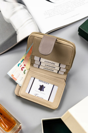 Klassische geräumige Damen Geldbörse aus Öko-Leder – 4U Cavaldi