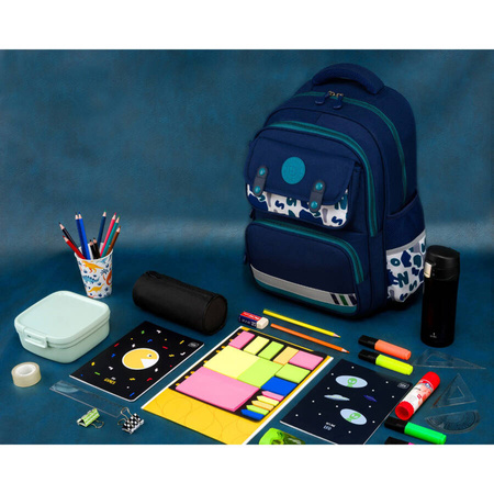 Marinegrün-grüner Schulrucksack mit Laptopfach – Peterson