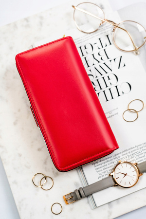 Große Damen-Geldbörse aus Öko-Leder – Rovicky