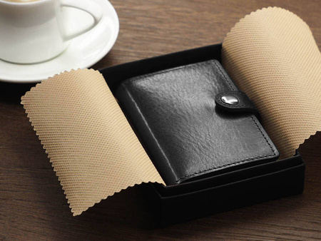 Herren Geldbörse aus Leder mit Verschluss – Peterson