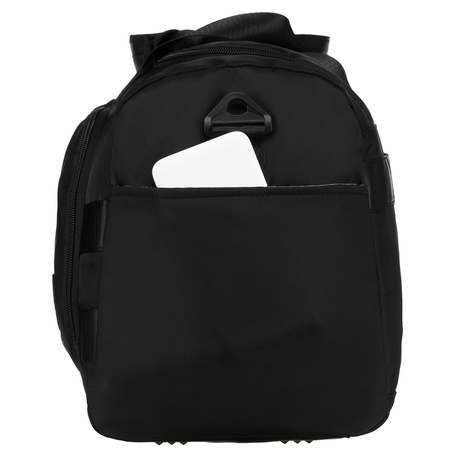 Schwarze Reisetasche mit Koffergurt – Peterson